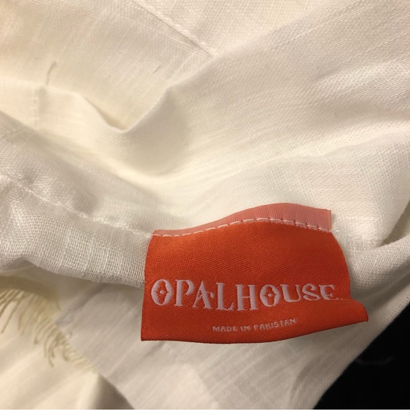 NWOT Opalhouse Light Filtering Lace Trim Curtain Panel 42” X 84” - Picture 9 of 13